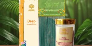 Deep Mogra Incense Sticks and Rose Dhoop Cones Combo Pack