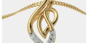 Fancy Yellow Gold Diamond Pendant
