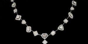 Gold Natural Diamond Choker