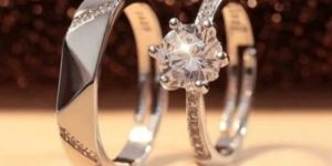 Real Diamond Couple Ring