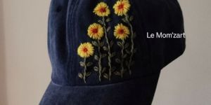 Men Hand Embroidered Caps