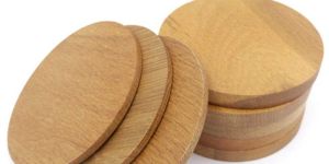 Round Wooden Coaster