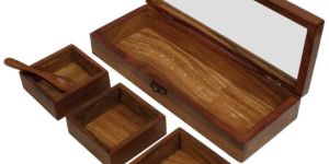 Wooden Spice Box