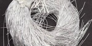 Silver Zardoshi Dapka Polyester Thread