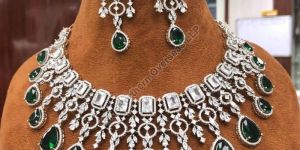 American Diamond Necklace Set