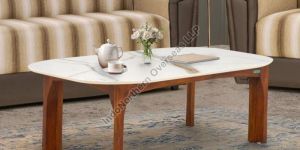 Marble Top Wooden Table