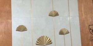 Vitrified 3D Flower Design Wall Tile