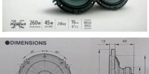 Sony Fb 162E Coaxial Speaker