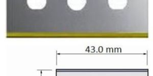 3 Hole Tin Blades