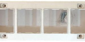 Jamsons 8 Modular Hz Surface Box with Plate Silver, 10pcs Box