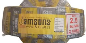 Jamsons Round Cable 2core 2sqmm 90mtr