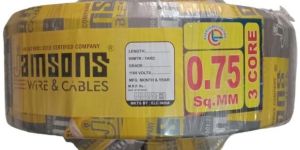 Jamsons Round Cable 3core 1sqmm 90mtr