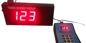 2.5 Inch 3 Digits Dual Voice Token Display System