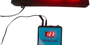 4 Inch 3 Digits Bell Sound High Range Wireless Token Display System