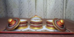 Marble Suparidaan with Tray