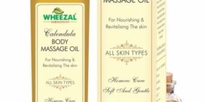 Wheezal Calendula Body Massage Oil