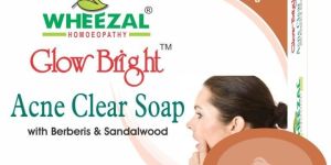 Wheezal Glow Bright Acne Clear Soap