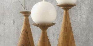 Wooden Candle Stand