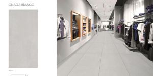 Onaga Bianco Matt Finish Glaze Vitrified Tiles