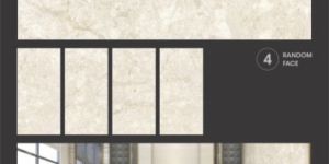 William Beige Glossy Finish Seren Collection Vitrified Tiles