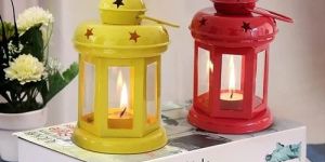 Iron Hanging Candle Holder