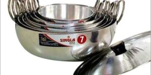 Aluminium Polished Kadhai