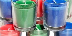 Handmade Glass Candle