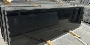 Commercial Black Galaxy Granite Slab