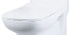 S Trap Closed Front Ceramic Toilet Seat