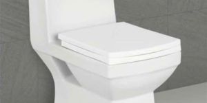 Square One Piece Toilet Seat