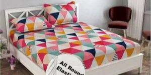 Cotton Multicolor Bed Sheet