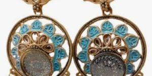 Saafrlife Meenakari Beads Kundan Jewellery