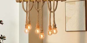 Bamboo Pendant Lighting Lamp