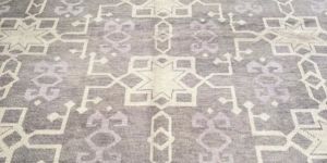 Hand Knotted Wool Turkish Oushak Rug
