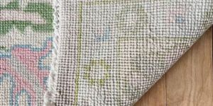 Hand Knotted Woolen Oushak Rug