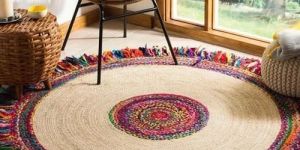 Jute Chindi Braided Rug