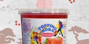 Strawberry Popping Boba