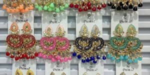 Kundan Meena Earring