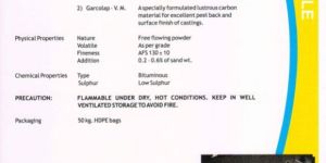 garcolap green sand additive coal dust