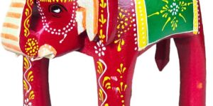 Wooden Elephant Stool