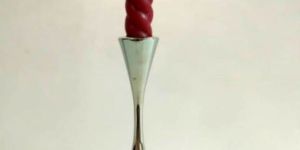 Aluminum Taper Candle Holder