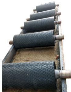 Diamond Groove Rubber Lining Roller