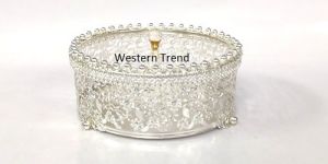 German Silver Dry Fruit Box