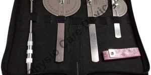 Goniometer Set of 3 with Knee Hammer & Measuring Tape
