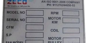 Anodized Aluminum Name Plate