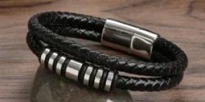 Men Leather Bracelet