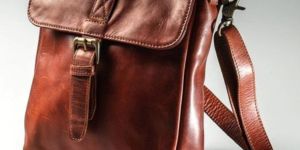 Mens Leather Sling Bag