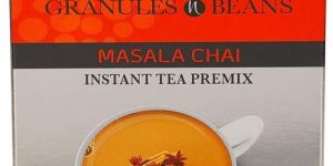 Pack of 3 Granules N Beans Low Sugar Masala Chai Instant Tea Premix