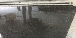 Indian Black Galaxy Granite Polished