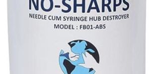 FAIRBIZPS Needle Hub Cutter Manual Needle Destroyer and Syringe Cutter with Stainless Steel Blade.